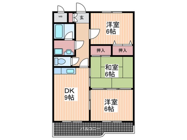 レジデンス藤森の物件間取画像